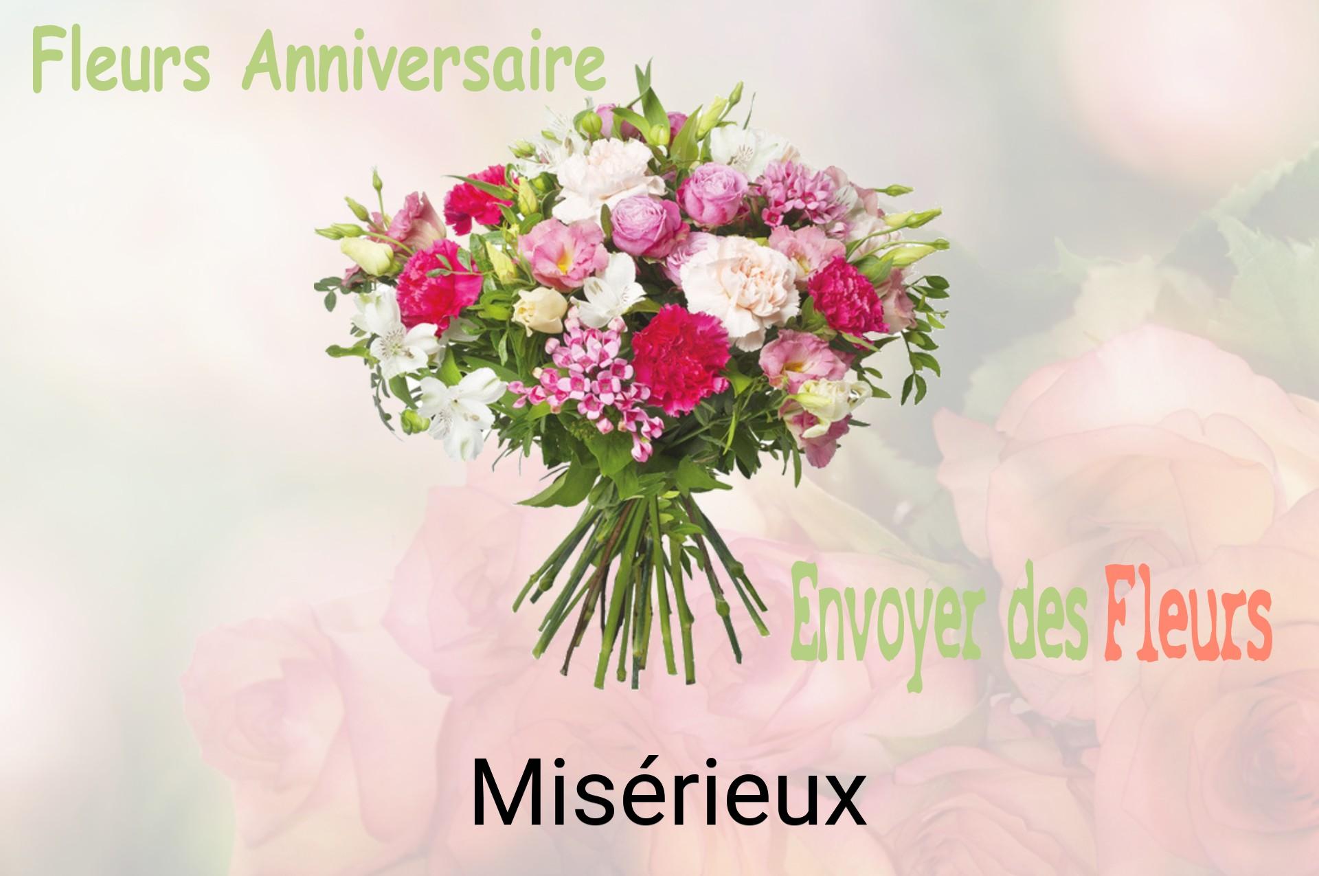 Bouquet de fleurs d’anniversaire livré à Misérieux